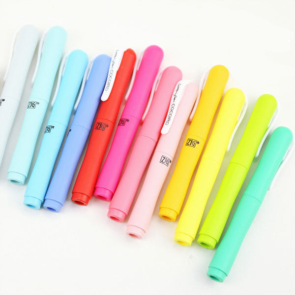 Kuretake Zig Cocoiro Letter Pen Body (Body Only, Refill Sold Separately) -  - Brush Pens - Bunbougu