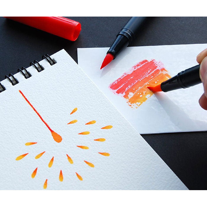 Tombow ABT Dual Brush Pen - Red Colour Range 2 (873 - 925) - - Brush Pens - Bunbougu
