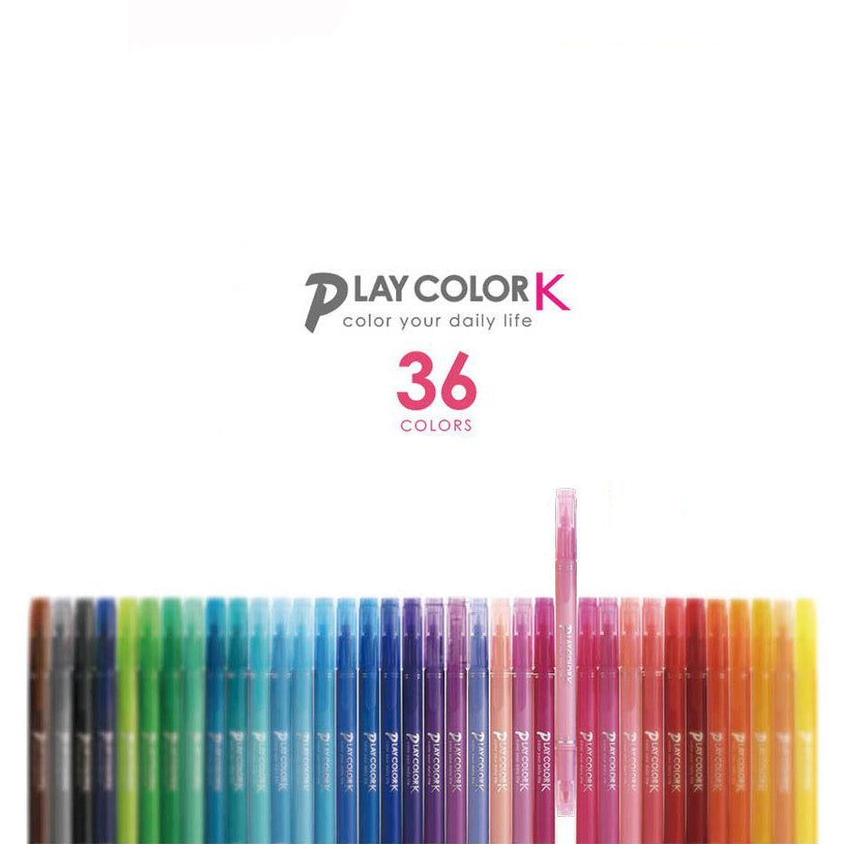 Tombow Play Colour K Double-sided Marker - 0.3 mm/0.8 mm - - Markers - Bunbougu