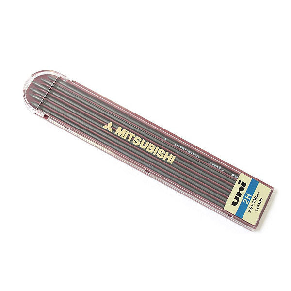 Uni Mitsubishi Lead Holder Refill - 2 mm - - Pencil Leads - Bunbougu