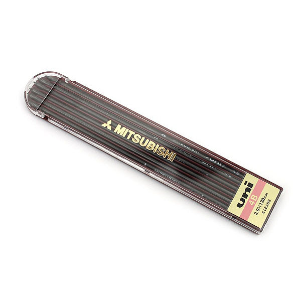 Uni Mitsubishi Lead Holder Refill - 2 mm - - Pencil Leads - Bunbougu