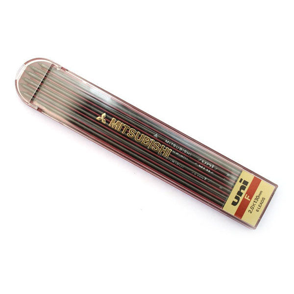 Uni Mitsubishi Lead Holder Refill - 2 mm - - Pencil Leads - Bunbougu